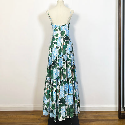 Vestido Hada Hortensia Verde con Tirantes Ajustables - Image 2