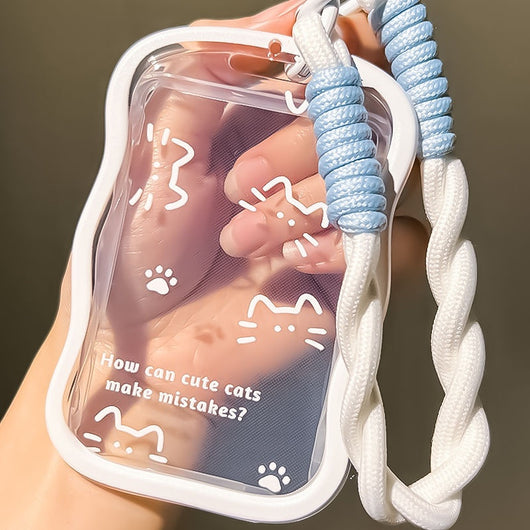 Funda Protectora para Carnet Estudiantil con Diseño Minimalista Gato - Image 15