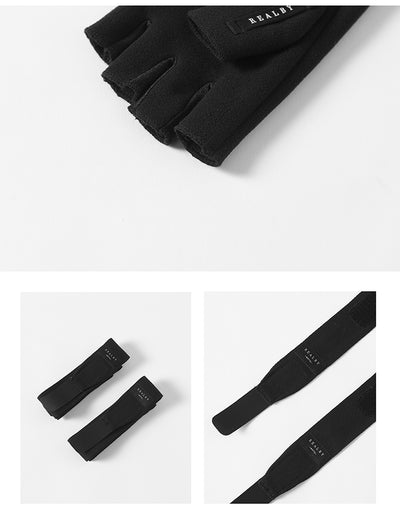Guantes de Entrenamiento Medio Dedo con Muñequera Integrada para Boxeo y Fitness - Image 15