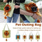 Transportín Suave para Mascotas Diseño León - Bolsa Portátil Respirable para Gatos y Perros
