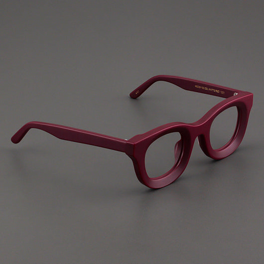 Gafas Cuadradas Retro con Marco Grueso Negro Mate y Bordes Anchos - Image 14