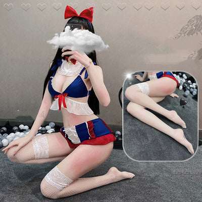 Conjunto de Lencería Sexy Premium con Diseño de Uniforme Escolar - Image 6