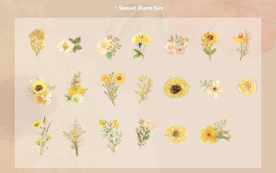 Cuaderno de Flores y Plantas - Material Decorativo 40 Piezas - Image 16