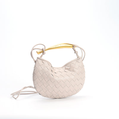 Bolso de Cuero Tejido para Viajes - Bandolera Portátil Estilo Casual - Image 13