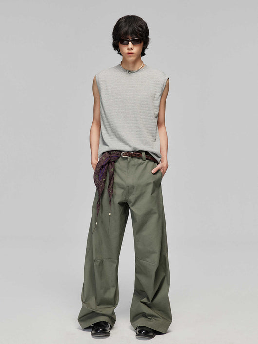 Pantalones Anchos de Algodón Puro - Corte Recto y Casual - Image 3