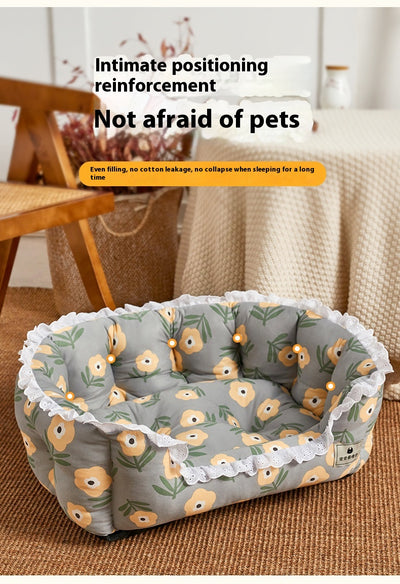 Sofá Cama para Perros Desmontable y Lavable Cuatro Estaciones - Image 19