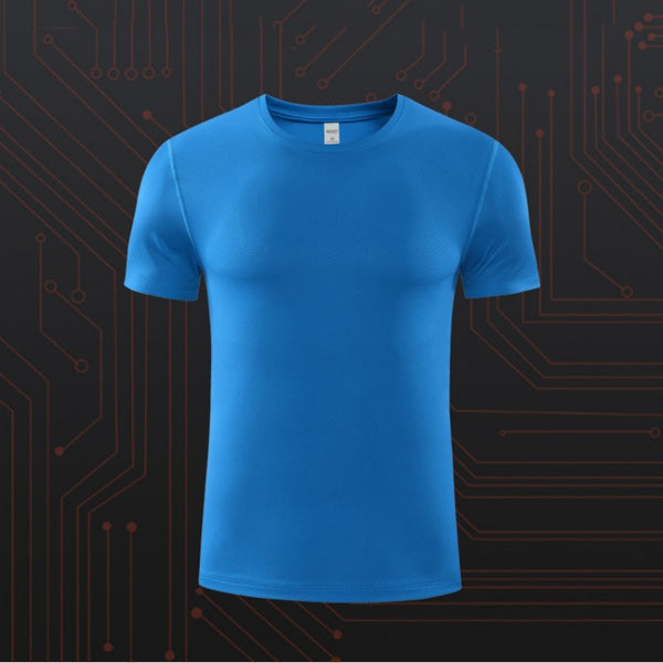 Camiseta de Cuello Redondo Secado Rápido Transpirable