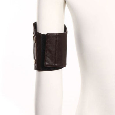 Brazalete de Cuero Industrial Retro con Engranajes - Image 2