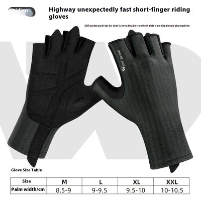 Guantes de Ciclismo sin Dedos con Absorción de Impactos y Transpirabilidad - Image 5