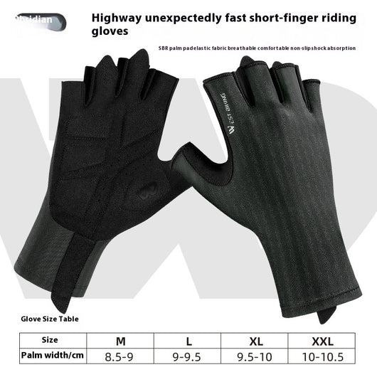 Guantes de Ciclismo sin Dedos con Absorción de Impactos y Transpirabilidad - Image 5
