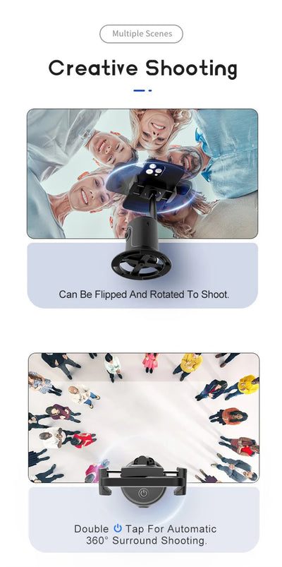Gimbal Inteligente con Seguimiento de Rostro 360° para Smartphone - Image 46