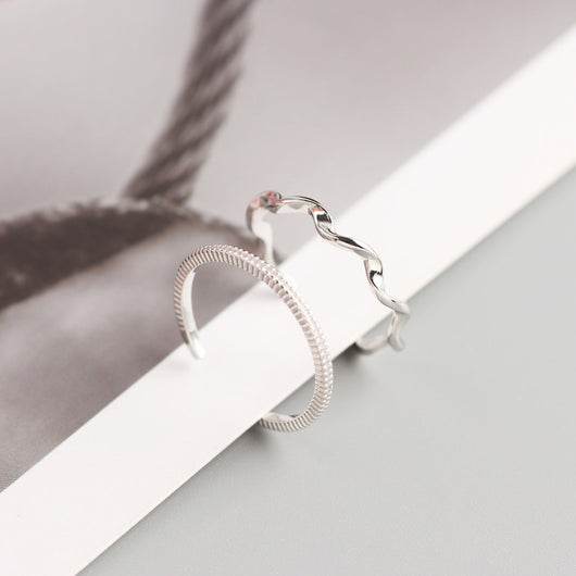 Anillo Minimalista Mobius Efecto Delgado - Image 8
