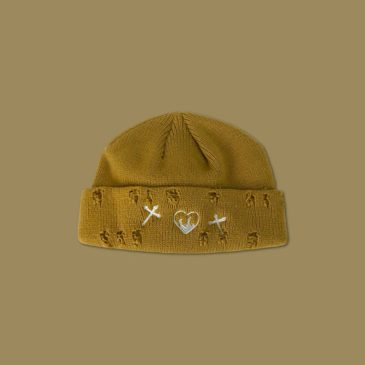 Gorro de Lana con Bordado Calado Versátil para Mujer - Image 3