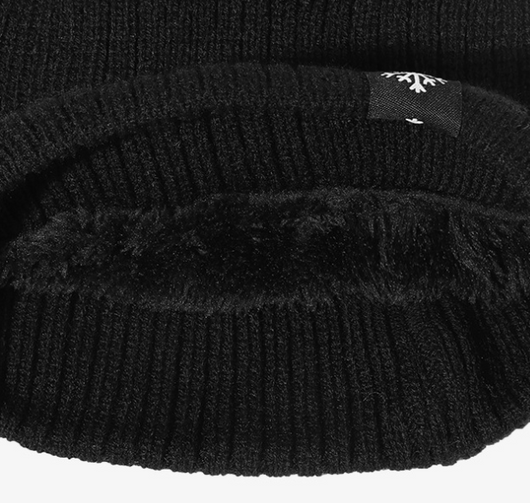 Gorro de Lana para Hombre con Etiqueta Copo de Nieve - Abrigo Reforzado para Exterior - Image 13