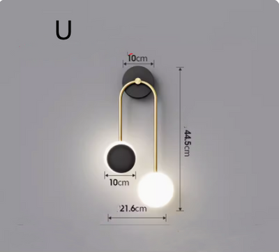 Lámpara de Pared Moderna sin Instalación para Dormitorio y Pasillo - Image 20