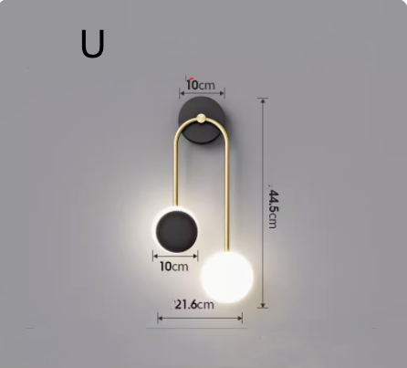 Lámpara de Pared Moderna sin Instalación para Dormitorio y Pasillo - Image 20