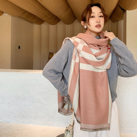Chal Grueso para Invierno Mujer - Abrigo Versátil y Cálido - Image 7