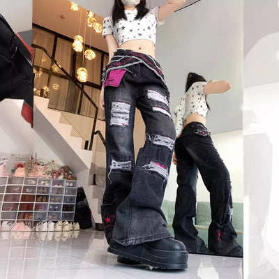 Jeans Flare Rotos con Diseño Desenfadado y Toque Chic - Image 3