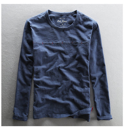 Camiseta Hombre Cuello Redondo Bambú-Algodón Estilo Japonés - Image 6