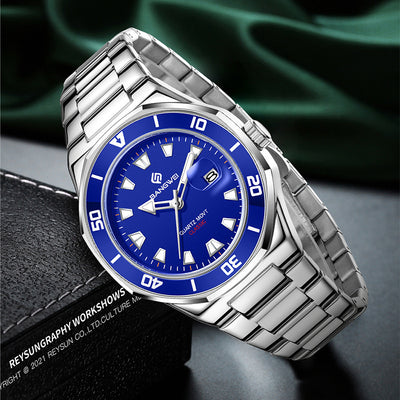 Reloj de Cuadrante Grande para Hombre - Estilo Empresarial con Movimiento de Cuarzo - Image 3