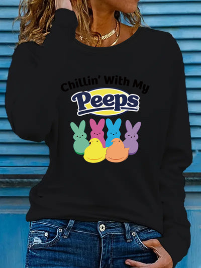 Camisetas Estampadas de Manga Larga para Otoño e Invierno - Image 37
