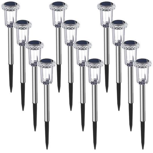 Lámpara Solar LED Blanca para Jardín y Espacios Decorativos - Image 4