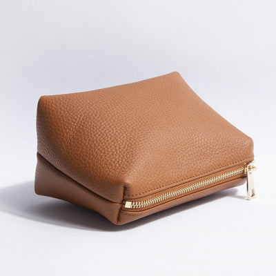 Bolsa de Almacenamiento de Cosméticos en Cuero Grabado con Patrón de Lichi - Image 23