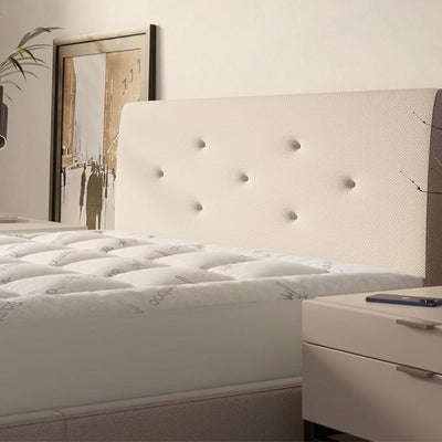 Funda de Cama Acolchada 3D - Protección Suave para Cama Individual y Doble - Image 3