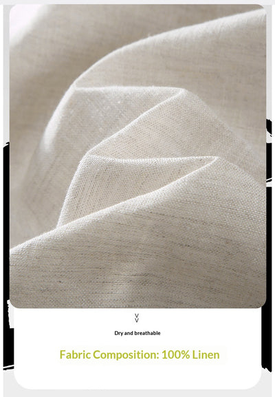 Camisa de Lino Manga Corta para Hombre - Traje Ejecutivo - Image 16