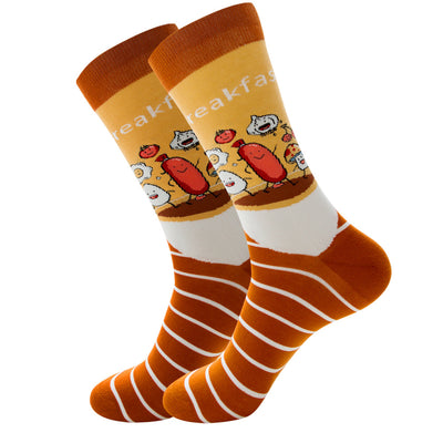 Calcetines Geométricos de Frutas para Mujer - Tendencia Urbana - Image 23