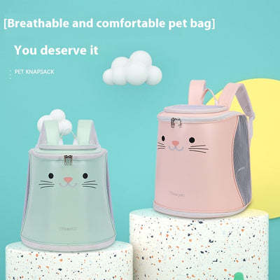 Mochila Transportadora Plegable para Mascotas - Gran Capacidad para Gatos y Perros - Image 4