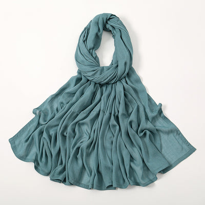 Pañuelo Modal Rayon Malayo Indonesio Colores Sólidos Transpirable - Image 58