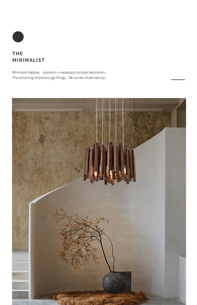 Lámpara Colgante Minimalista Moderna - Diseño Chino Contemporáneo para Salas y Comedores - Image 36