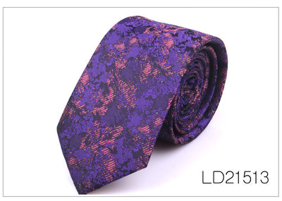 Corbata Casual Moderna con Estampado Floral - Ancho 6cm - Image 14