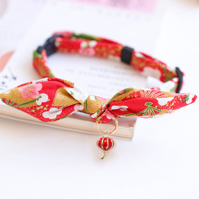 Collar Festivo para Mascotas con Lazo y Campana - Gato, Cachorro y Conejo - Image 22