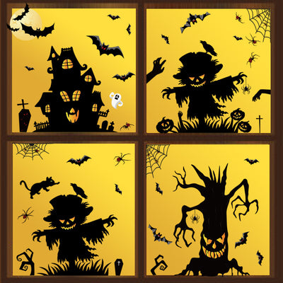 Pegatinas Decorativas de Halloween - Calabaza, Araña, Fantasma y Linterna - Image 3