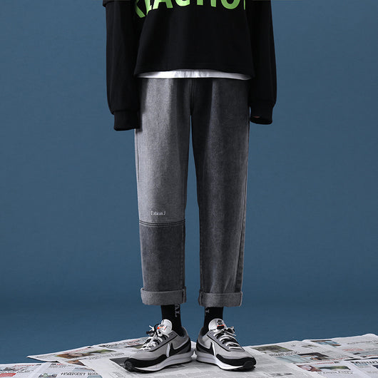 Jeans Rectos Oversize para Hombre - Corte Boyfriend Primavera Otoño - Image 4