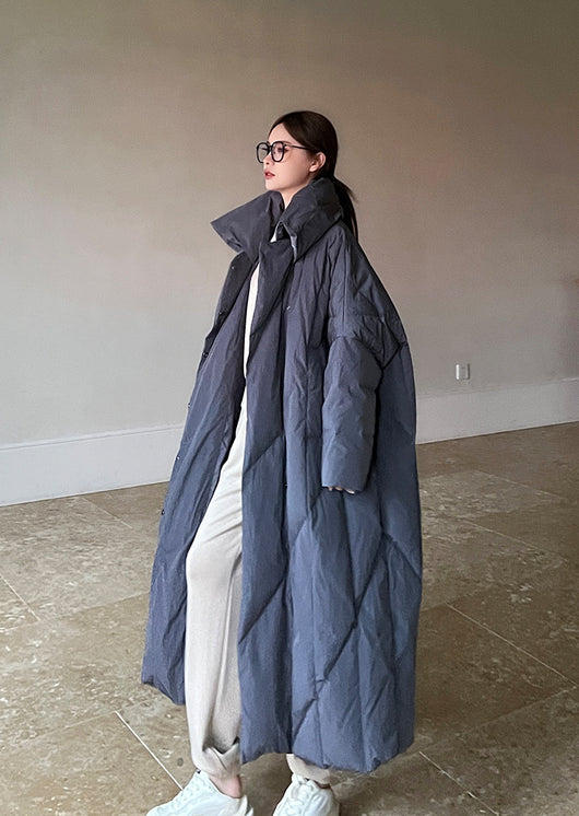 Abrigo Largo Invierno Talla Grande Estilo Coreano para Mujer - Image 13