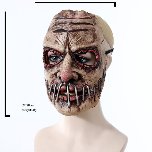 Máscara de Látex Terror Boca Grande con Detalles de Uñas para Festivales de Horror - Image 3