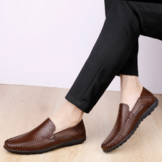 Zapatos de Cuero Gamuza para Hombre - Estilo Ejecutivo Casual