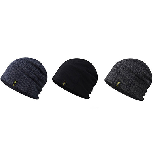 Gorro Tejido Baotou con Bordado de Letras Finas