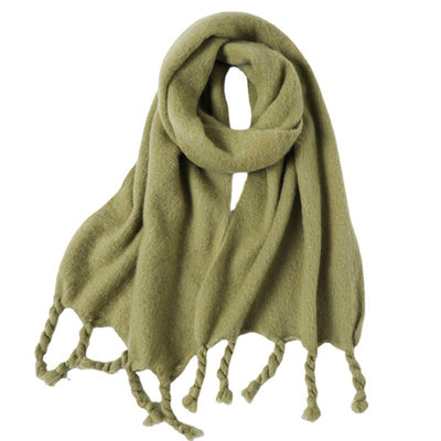 Bufanda de Cachemira Elegante con Flecos - Image 11