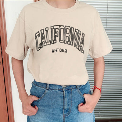 Playera Casual Harajuku para Mujer con Estampado Verano - Image 22