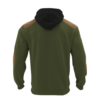 Sudadera con Capucha de Bloques de Color y Textura Jacquard para Hombre - Image 13