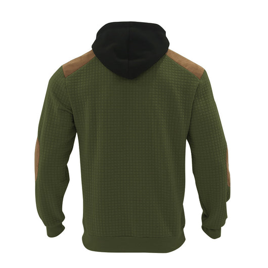 Sudadera con Capucha de Bloques de Color y Textura Jacquard para Hombre - Image 13