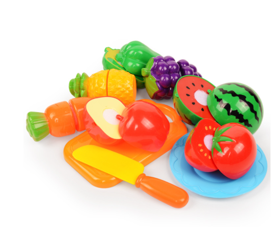 Juego Educativo de Corte de Frutas y Verduras para Niños