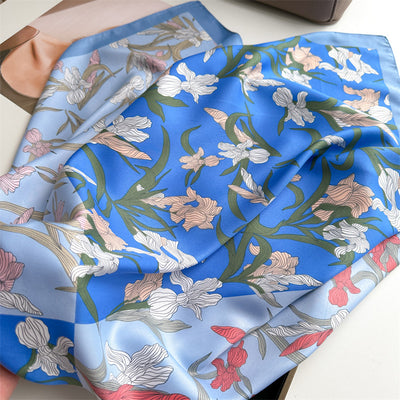 Pañuelo de Seda Estampado Cuadrado Premium Twill - Image 77