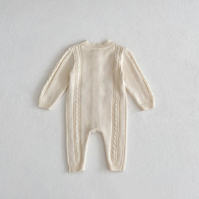 Pelele Tejido Artesanal con Bordados para Bebé Niña - Image 15