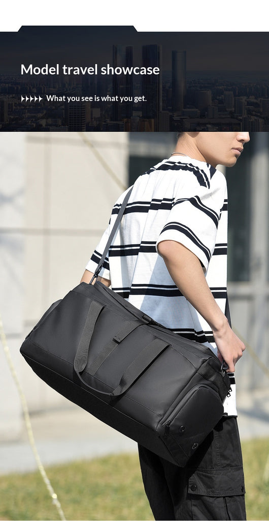 Bolsa de Viaje Fitness Separador Húmedo-Seco para Hombre - Image 17