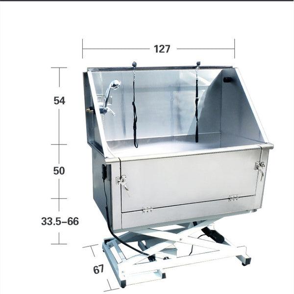 Bañera Elevable Eléctrica Multifuncional Acero Inoxidable